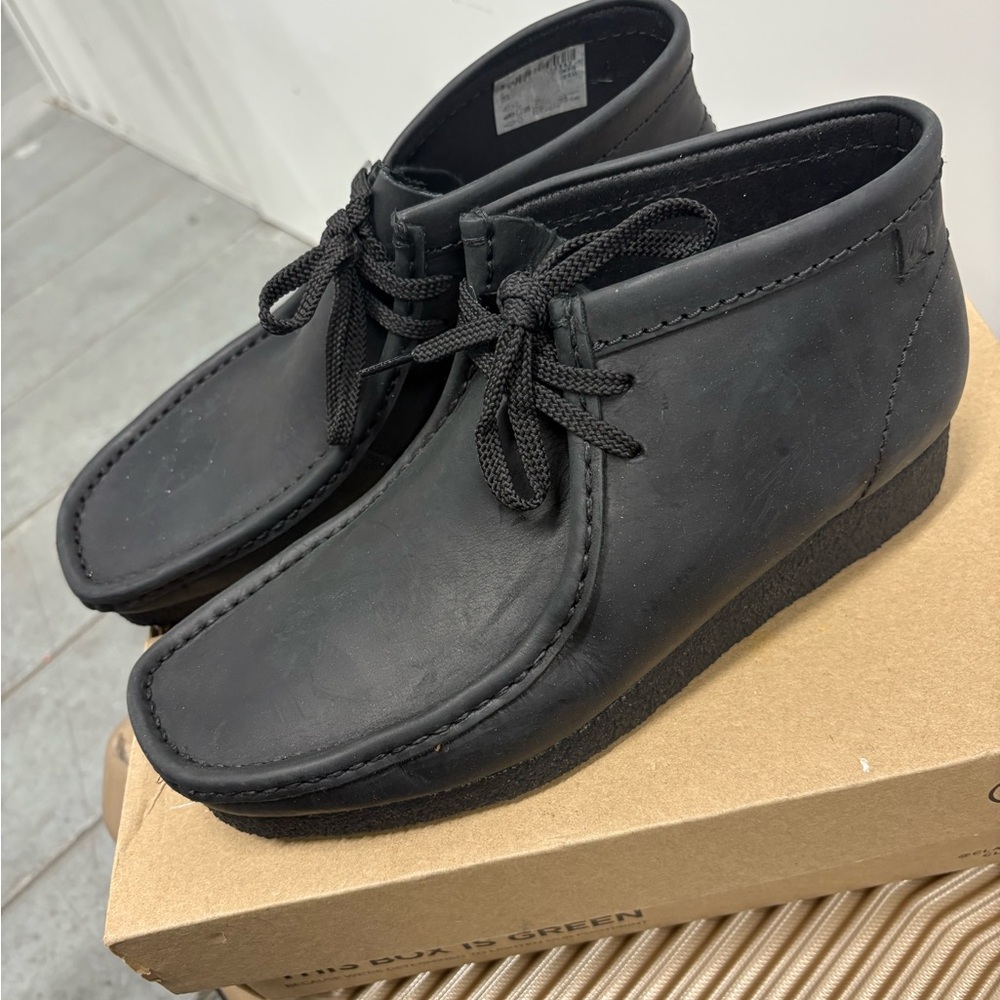 Clarks Black Chukka Boots